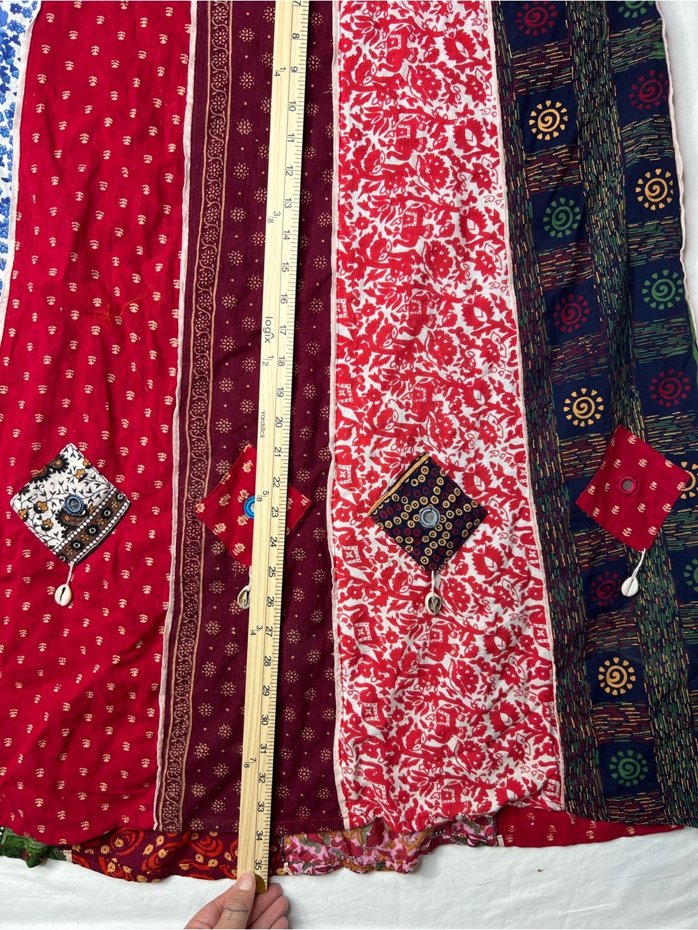 Kathmandu Imports Bohemian patchwork maxi skirt - Picture 8 of 8
